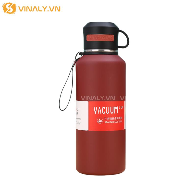 BGN-IN-15-01 | BÌNH GIỮ NHIỆT TỐT GIÁ RẺ SANG TRỌNG IN LOGO THƯƠNG HIỆU 600ML 20 Bình Giữ Nhiệt Tốt Giá Rẻ Sang Trọng In Logo Thương Hiệu 600ml - màu đỏ