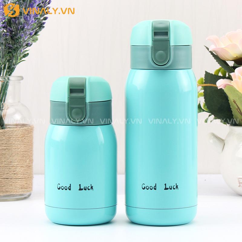 BGN-IN-17-01 | BÌNH GIỮ NHIỆT MINI GOOD LUCK NÚT BẤM MỘT CHẠM THÔNG MINH 17 BGN-IN-17-01 | BÌNH GIỮ NHIỆT MINI GOOD LUCK NÚT BẤM MỘT CHẠM THÔNG MINH - MÀU XANH DƯƠNG