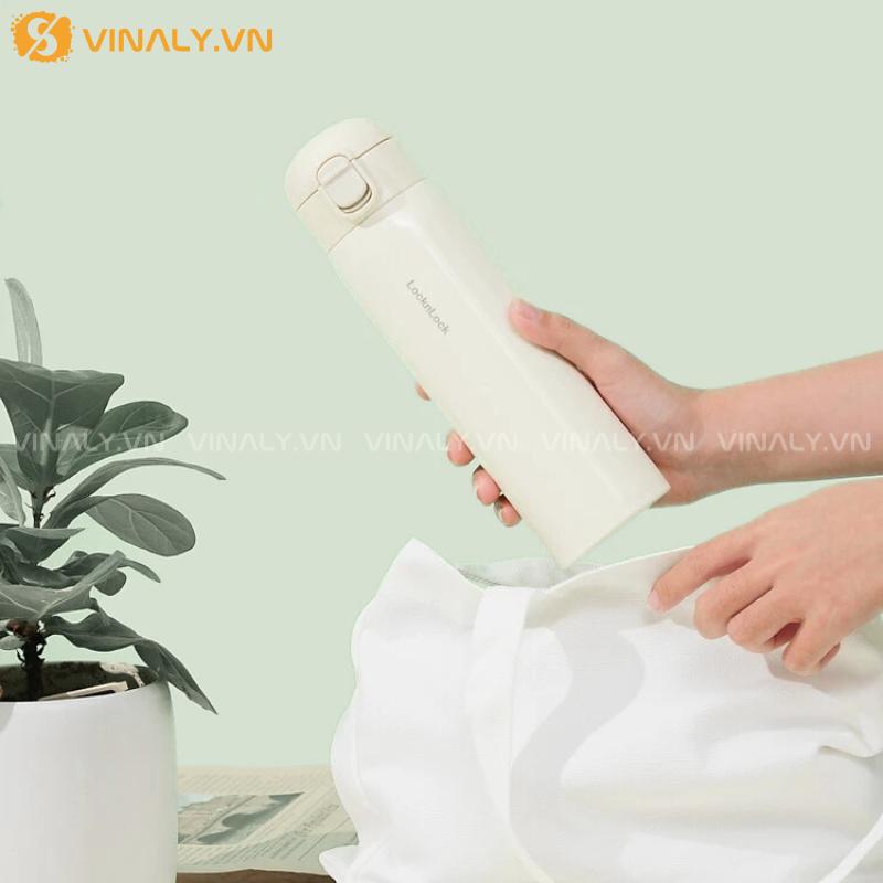 BGN-LL-03-02 | BÌNH GIỮ NHIỆT LOCK&LOCK ROUND ONE-TOUCH TUMBLER 500ML - MÀU TRẮNG 15 Bình giữ nhiệt Lock&Lock Round One-Touch Tumbler 500ml – phiên bản màu trắng thanh lịch