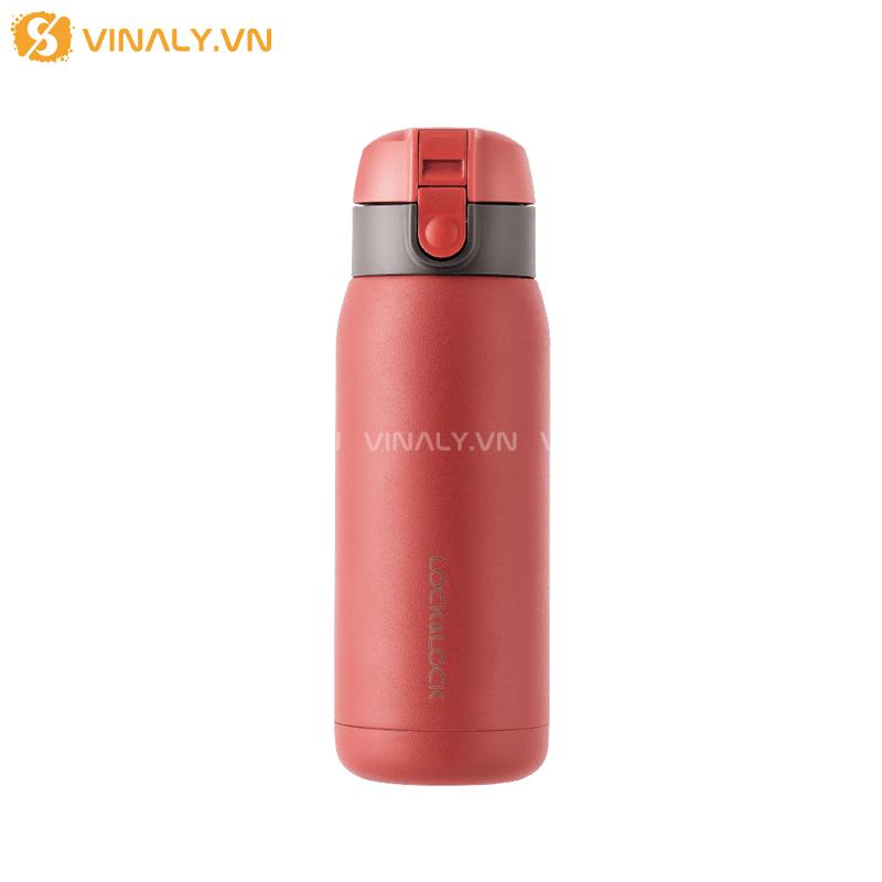 BÌNH GIỮ NHIỆT LOCK&LOCK MINI CHUBBY 370ML - MÀU ĐỎ