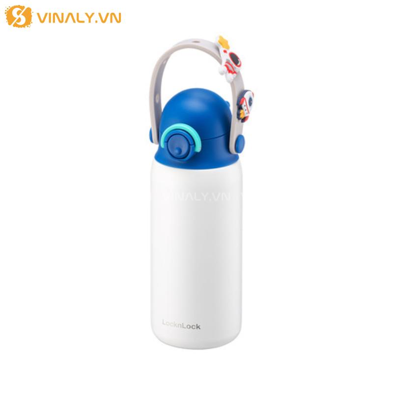 BGN-LL-08-01 | BÌNH GIỮ NHIỆT LOCK AND LOCK CHÍNH HÃNG DIY STRAP TUMBLER 350ML 7 Lock&Lock DIY Strap Tumbler 350ml màu xanh