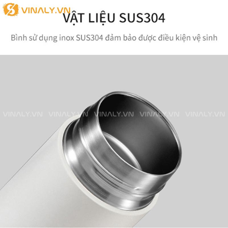 BGN-LL-10-01 | BÌNH NƯỚC LOCKNLOCK BELT BOTTLE 490ML MÀU PASTEL XINH XẮN 23 Chất liệu SUS304 cao cấp an toàn