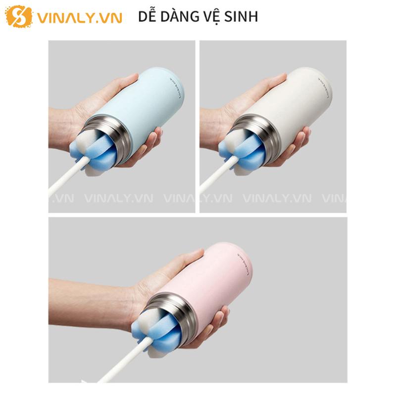 BGN-LL-10-01 | BÌNH NƯỚC LOCKNLOCK BELT BOTTLE 490ML MÀU PASTEL XINH XẮN 8 Thiết kế thông minh, dễ sử dụng, dễ vệ sinh