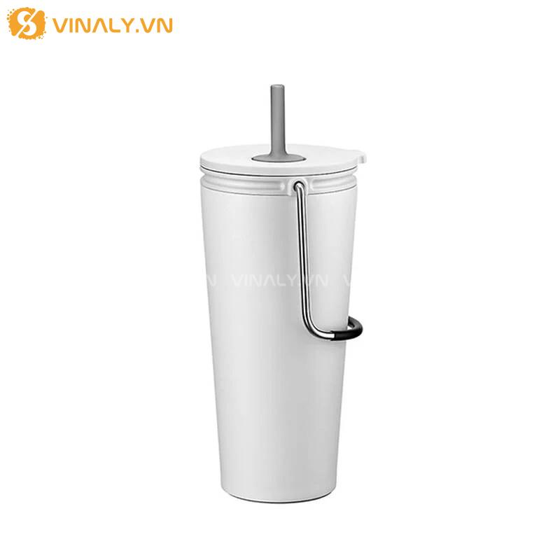 BGN-LL-14-03 | LY GIỮ NHIỆT LOCKNLOCK BUCKET TUMBLER STRAW 540ML CÓ ỐNG HÚT TIỆN DỤNG 23 Lock&Lock Bucket Tumbler Straw 540ml - màu trắng