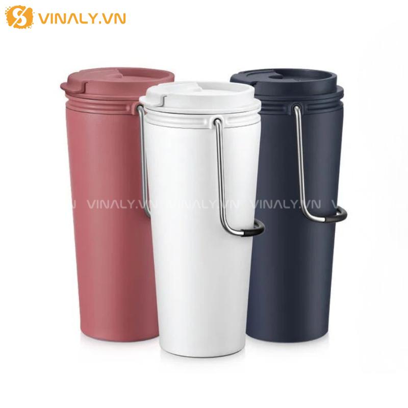 BGN-LL-15-01 | CỐC GIỮ NHIỆT LOCK&LOCK BUCKET TUMBLER KÈM QUAI XÁCH TIỆN DỤNG