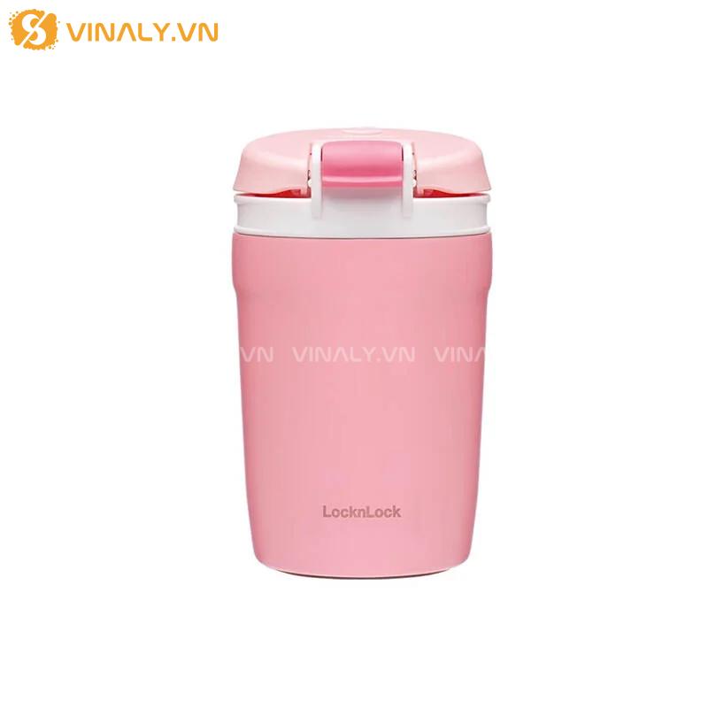 BGN-LL-19-01 | LOCK LOCK BÌNH GIỮ NHIỆT DUAL ONE TOUCH TUMBLER 320ML CHO GEN Z 19 Lock&Lock Dual One Touch Tumbler 320ml - Màu hồng