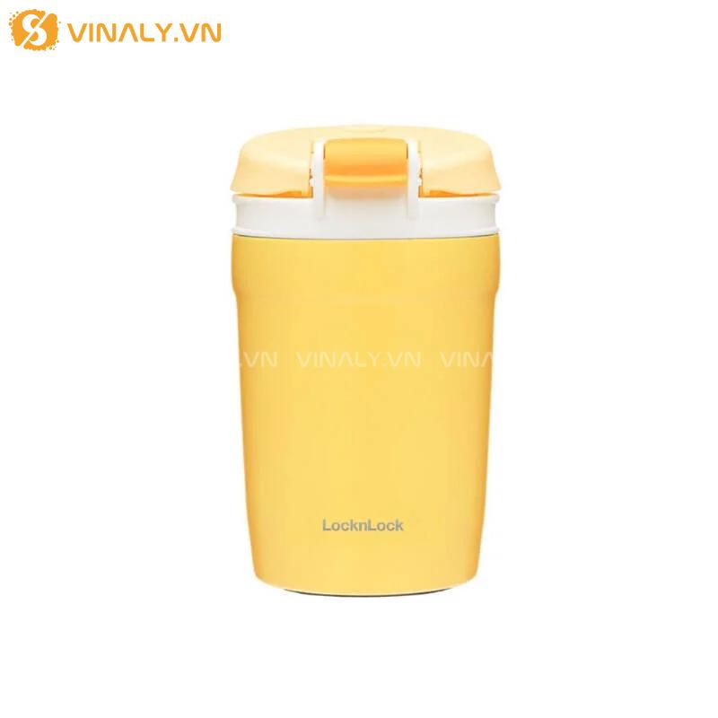 BGN-LL-19-01 | LOCK LOCK BÌNH GIỮ NHIỆT DUAL ONE TOUCH TUMBLER 320ML CHO GEN Z 22 Lock&Lock Dual One Touch Tumbler 320ml - Màu vàng