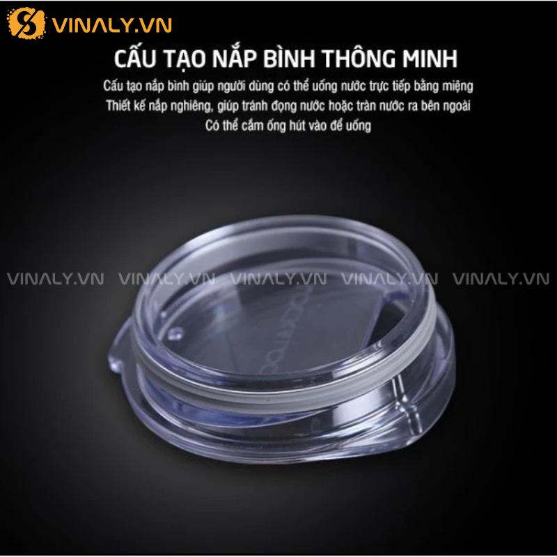 BGN-LL-21-01 | CỐC GIỮ NHIỆT LOCKNLOCK WAVE TUMBLER 500ML THIẾT KẾ HIỆN ĐẠI 19 Phần cấu tạo nắp thông minh, tiện lợi cho người dùng
