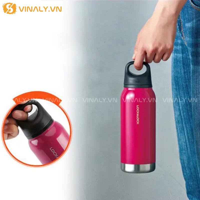 BGN-LL-22-01 | BÌNH GIỮ NHIỆT CAO CẤP LOCK&LOCK THÉP KHÔNG GỈ LOOP TUMBLER 530ML 18 Thiết kế quai cầm hiện đại, tiện lợi mang đi mọi nơi