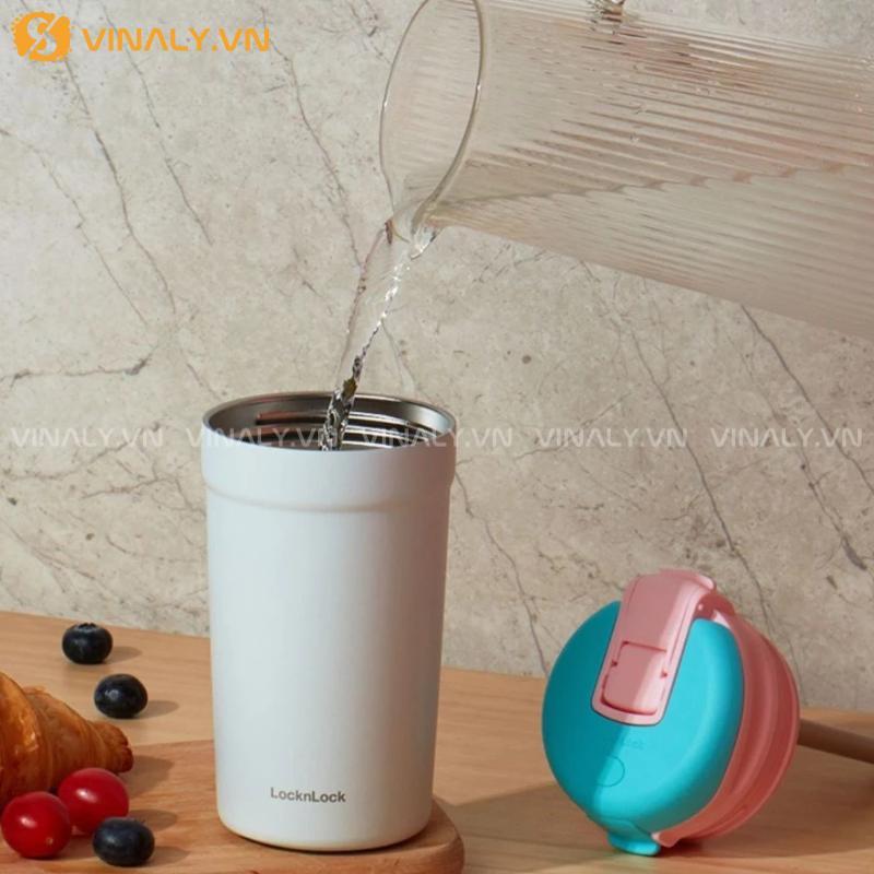 BGN-LL-23-01 | LY NƯỚC LOCK AND LOCK DUAL FLIP TUMBLER 320ML MINI CUTE 15 Sản phẩm phù hợp với nhân viên văn phòng, học sinh, sinh viên