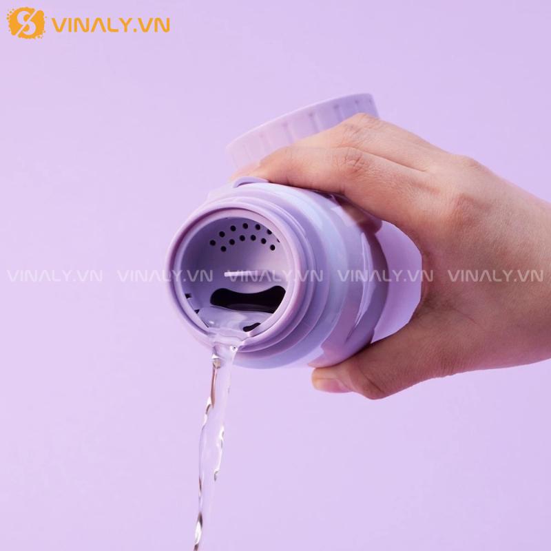 BGN-LL-27-01 | BÌNH GIỮ NHIỆT LOCK AND LOCK 500ML SCHOOL FIT SWITCH COLOR ĐỔI MÀU THEO NHIỆT ĐỘ 16 Thiết kế nắp thông minh, chống tràn hiệu quả