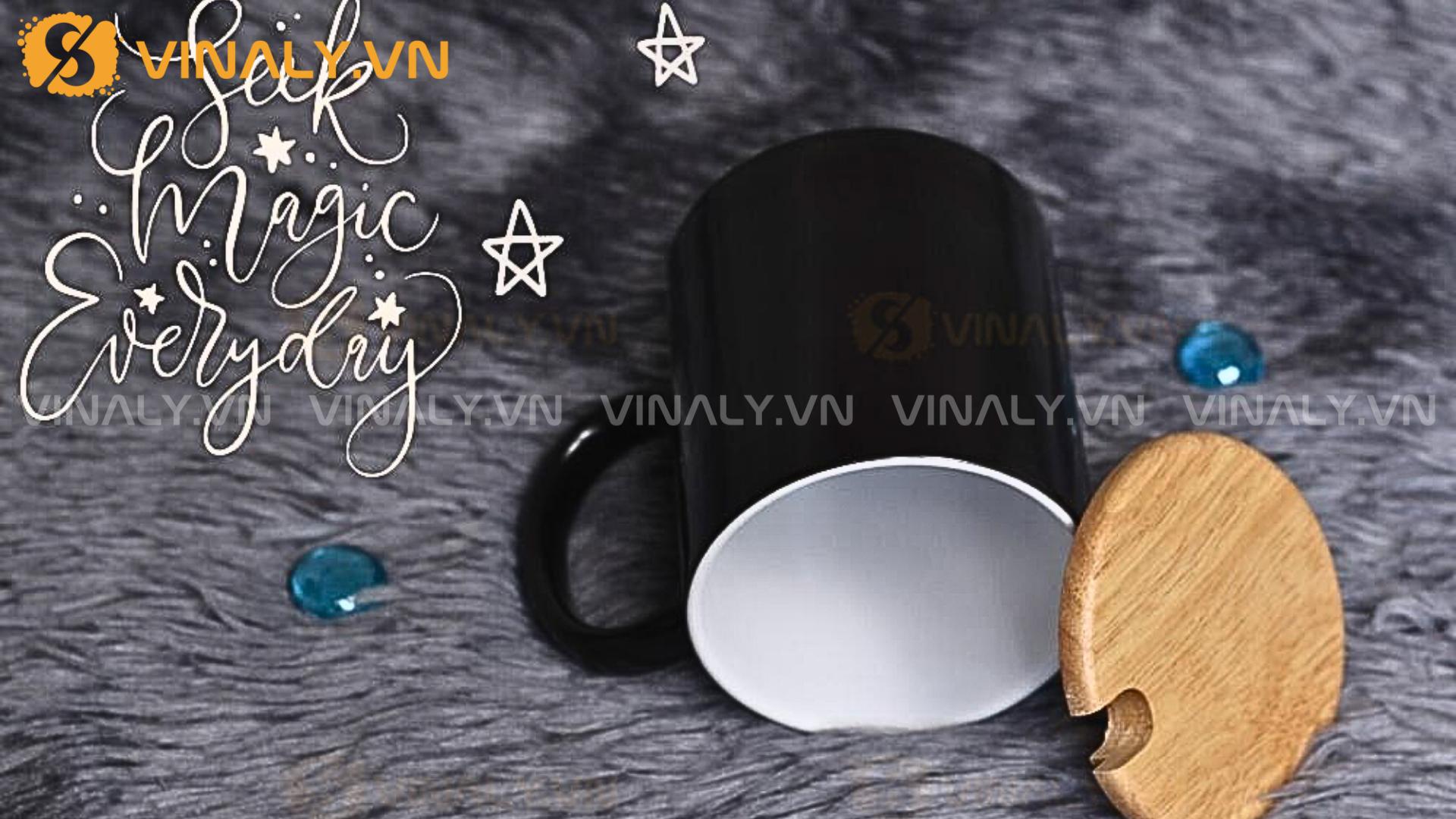 Top 8 cốc sứ có nắp cao cấp 4 Cốc sứ Nhật Bản – nắp gỗ