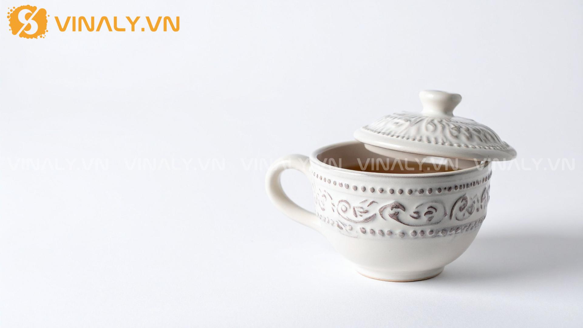 Top 10+ Ly sứ uống Cafe đẹp 2025 – Sang & Tối giản 6 Ly sứ uống cafe đẹp có nắp – tiện dụng