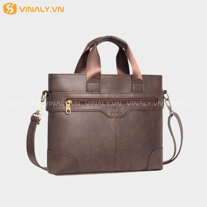 CD-TD-07-01 | CẶP DA QUÀ TẶNG CAO CẤP - PHONG CÁCH TỐI GIẢN THANH LỊCH, SIZE A5 NHỎ GỌN (FCD310) - TÔNG NÂU SANG TRỌNG