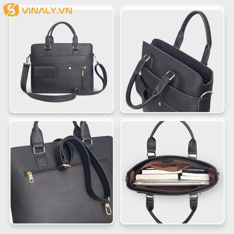 CD-TD-06-01 | CẶP DA CÔNG SỞ PHONG CÁCH UNISEX NHIỀU NGĂN ĐA NĂNG (FCD308) 21 THIẾT KẾ UNISEX TINH TẾ, TÍNH ỨNG DỤNG CAO VỚI DÂN VĂN PHÒNG
