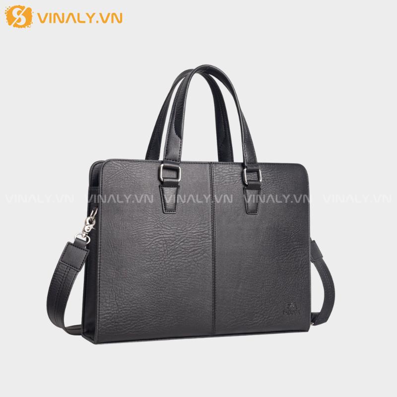 CD-TD-08-01 | CẶP DA NAM CAO CẤP - TÚI ĐEO CHÉO THỜI TRANG PHONG CÁCH TỐI GIẢN (FCD312) - MÀU ĐEN SANG TRỌNG