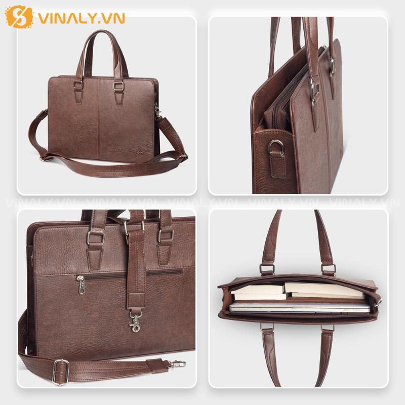 CD-TD-08-01 | CẶP DA NAM CAO CẤP - TÚI ĐEO CHÉO THỜI TRANG PHONG CÁCH TỐI GIẢN (FCD312) 21 THIẾT KẾ TỐI ƯU CÔNG NĂNG 'VỪA ĐỦ' ĐỂ ĐỰNG MỌI HÀNH TRANG CÔNG SỞ