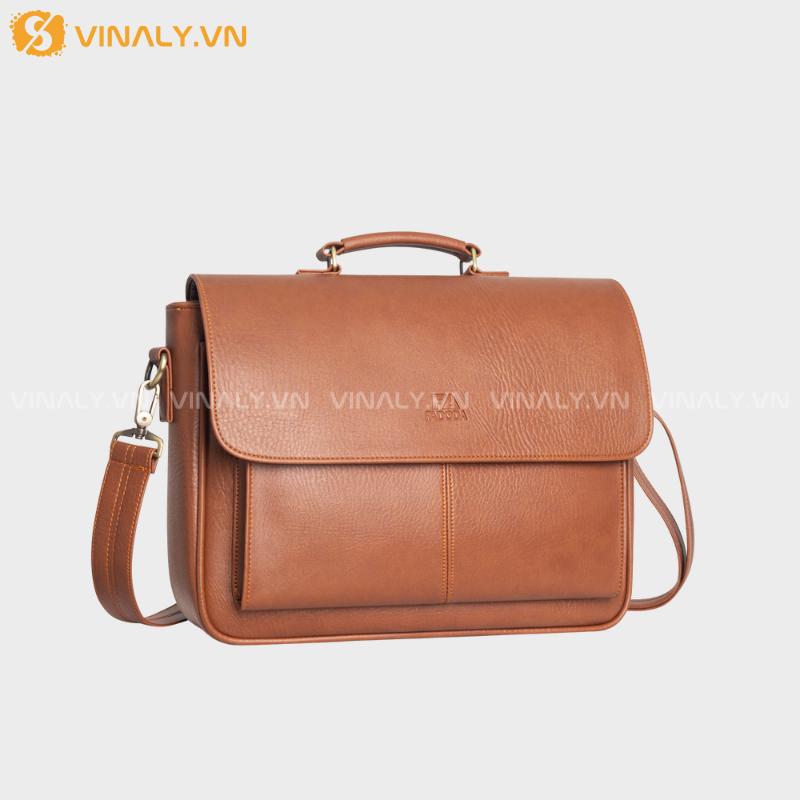 CD-TD-10-01 | CẶP DA CÔNG SỞ CAO CẤP - MẪU TÚI ĐEO CHÉO NHIỀU NGĂN TÍNH ỨNG DỤNG CAO (FCD309) - TÔNG DA BÒ THANH LỊCH