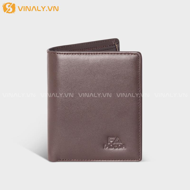 VD-TD-01-01 | VÍ DA BÒ THỜI TRANG NAM DÁNG ĐỨNG THỜI TRANG CAO CẤP (VN041) - TÔNG NÂU CAO CẤP