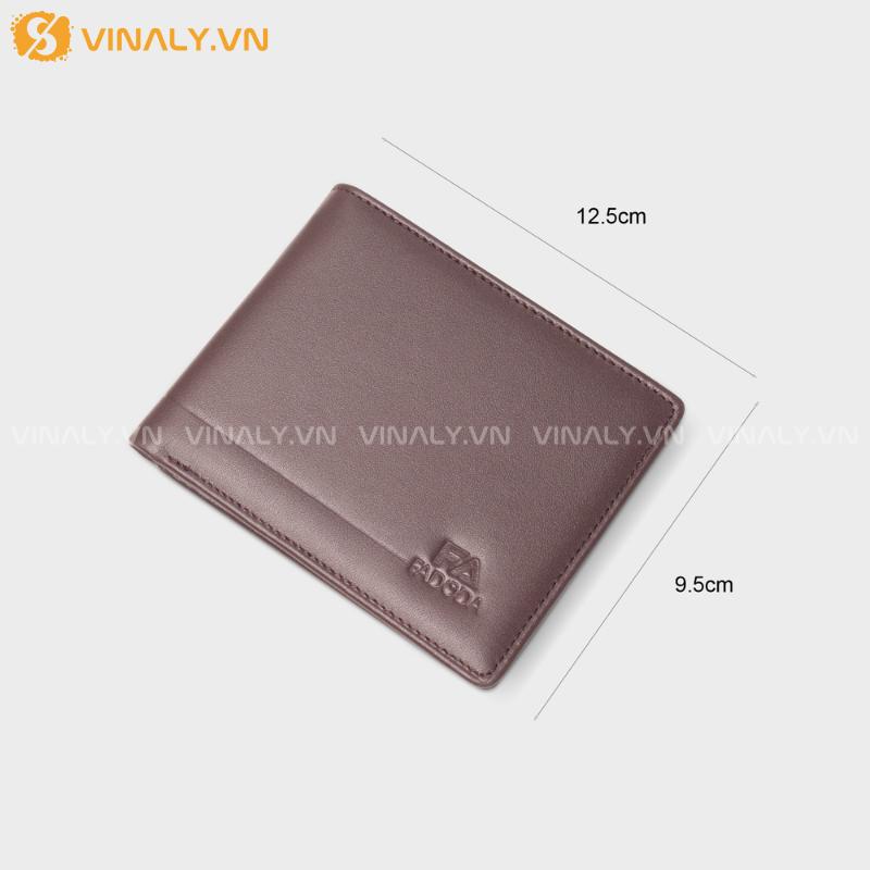 VD-TD-03-01 | VÍ DA BÒ NAM CAO CẤP DÁNG NẰM NGANG SANG TRỌNG LÀM QUÀ TẶNG (VN044) 18 THIẾT KẾ ĐẸP, THANH LỊCH