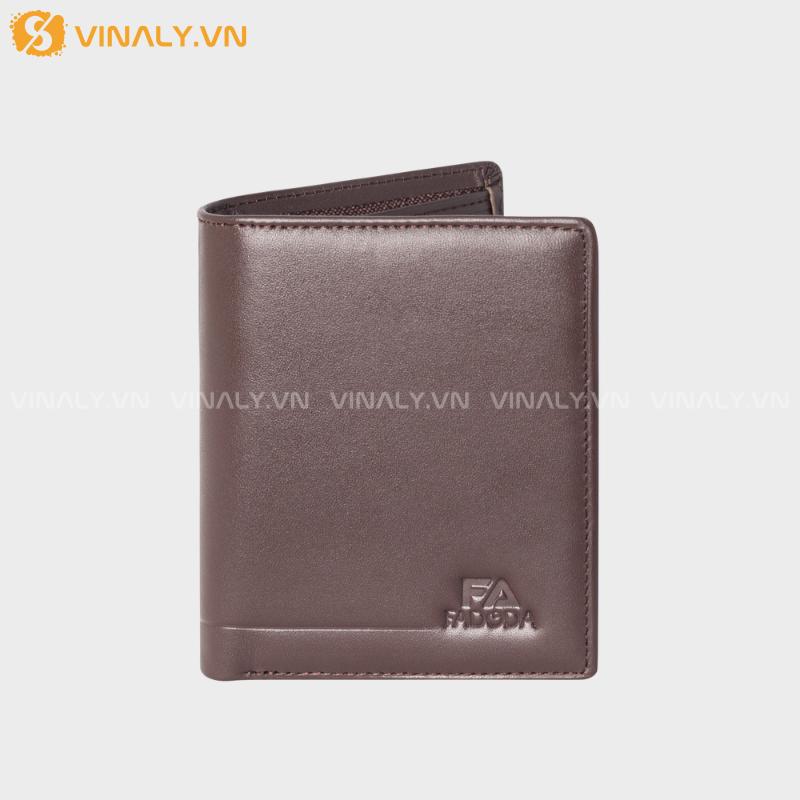 VD-TD-04-01 | VÍ DA BÒ NAM DÁNG ĐỨNG SANG TRỌNG, LỊCH LÃM CHO NAM GIỚI (VN045) - MÀU NÂU