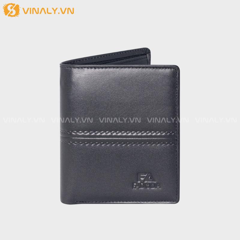 VD-TD-06-01 | VÍ NAM DA BÒ DÁNG ĐỨNG CAO CẤP KIỂU DÁNG THANH LỊCH (VN047) - TÔNG ĐEN SANG TRỌNG