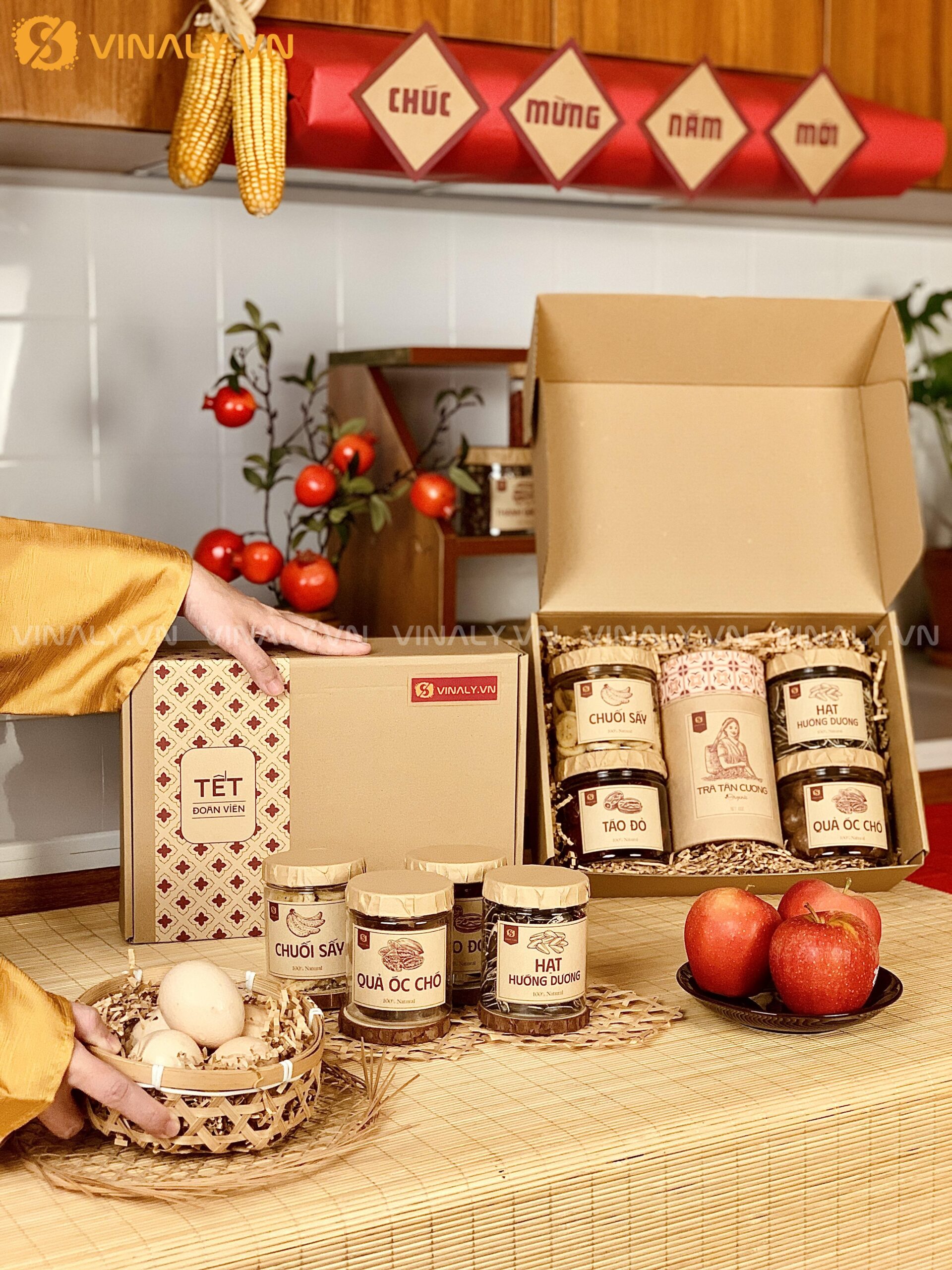 SQT-DV-02-01 | SET ĐOÀN VIÊN 2 - GIỎ QUÀ TẾT 2026 ĐỘC ĐÁO 4 SQT-DV-02-01 SET ĐOÀN VIÊN 2 GIỎ QUÀ TẾT 2026, MẪU MỚI NHẤT