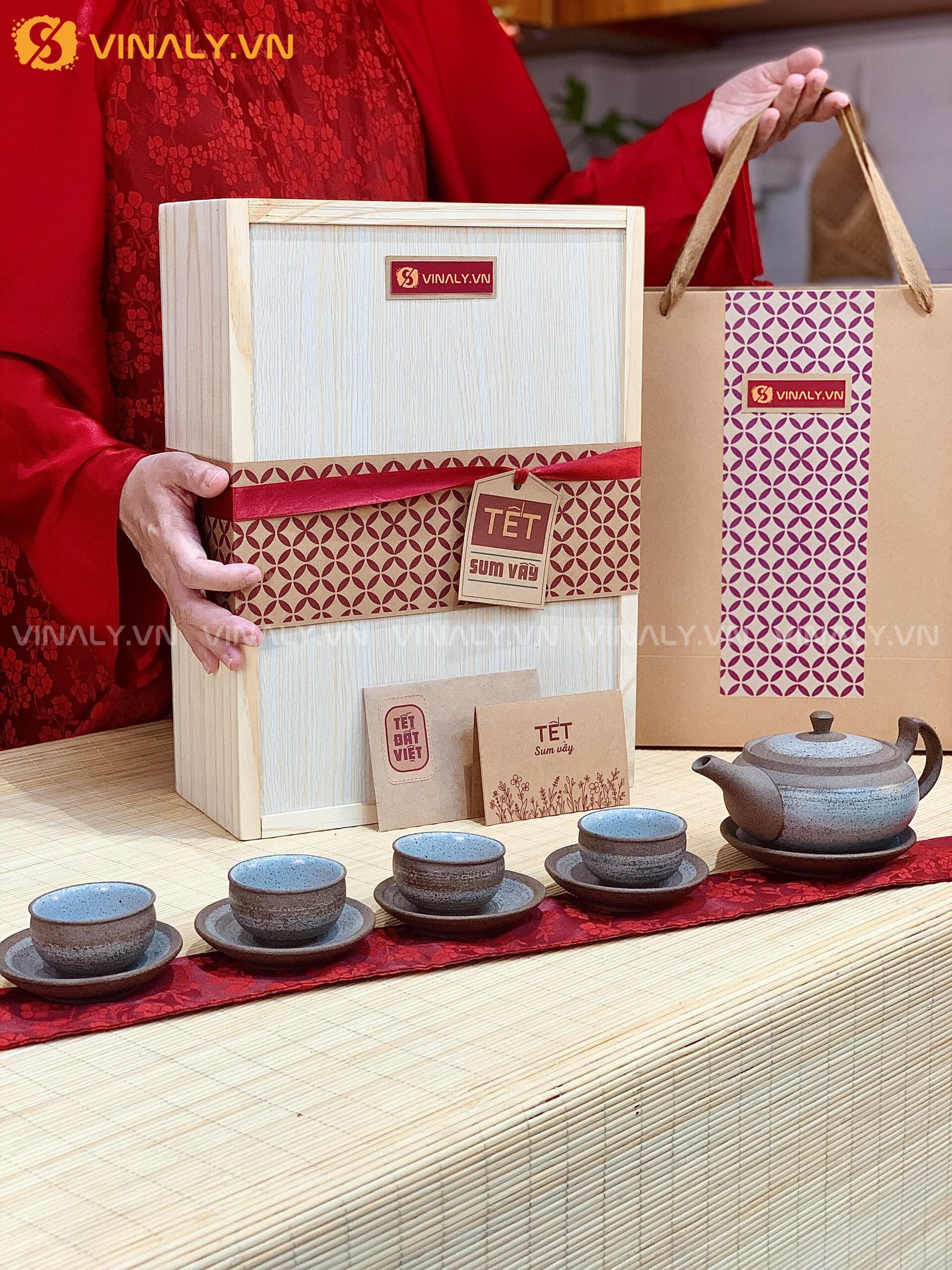 SQT-SV-03-01 SET SUM VẦY 3 QUÀ TẾT DOANH NGHIỆP CAO CẤP