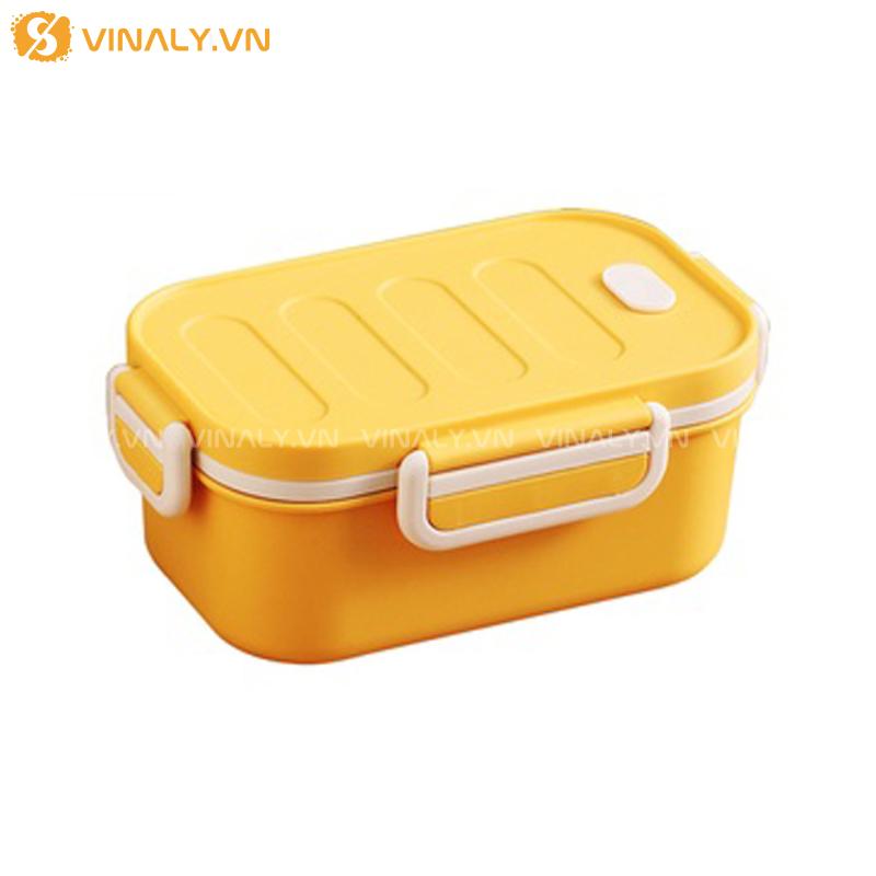 HCGN-06 | HỘP CƠM VĂN PHÒNG 2 LỚP - MÀU VÀNG