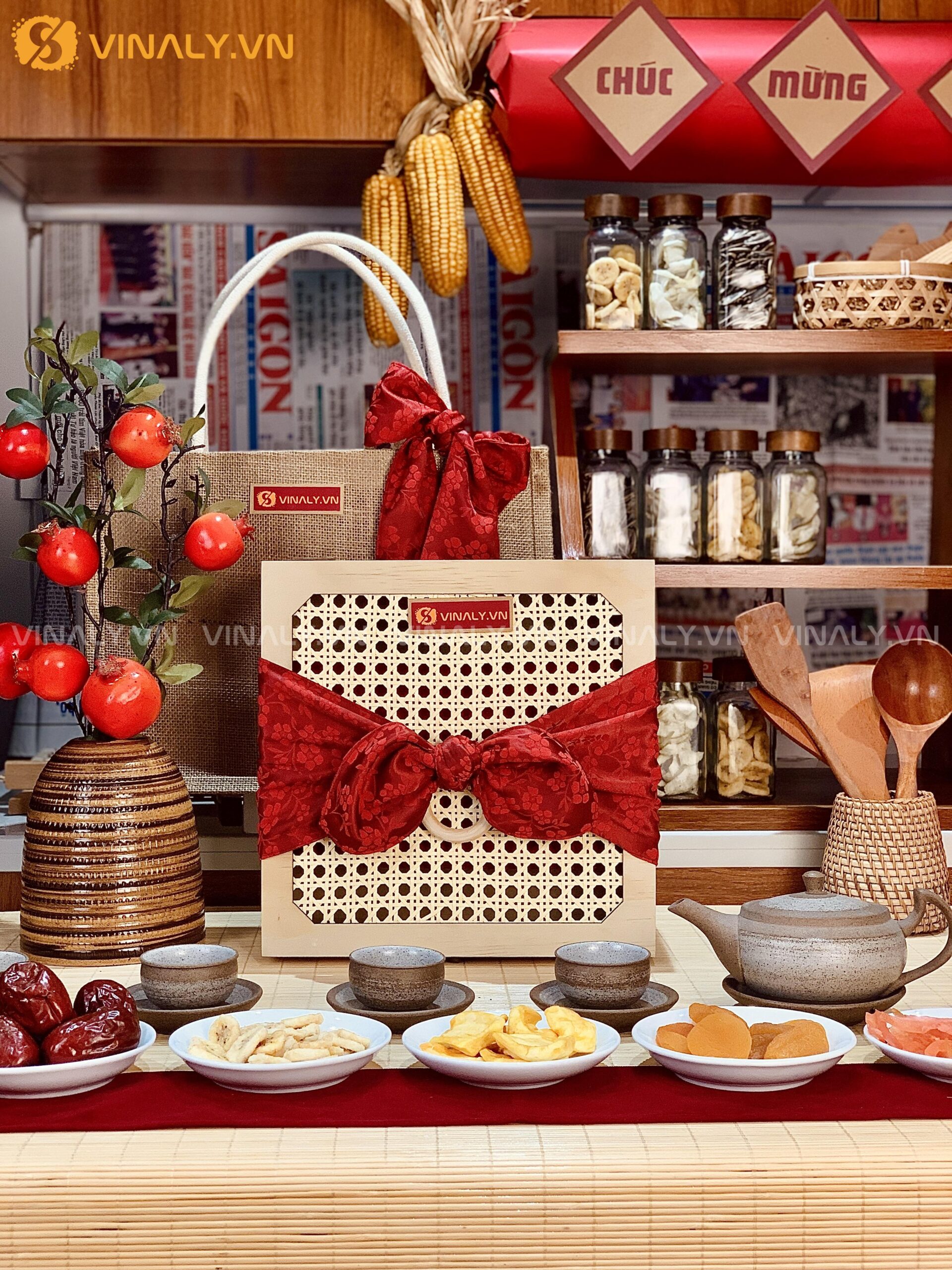 SQT-VH-01-01 | SET VINH HOA 1 - QUÀ BIẾU TẾT CAO CẤP