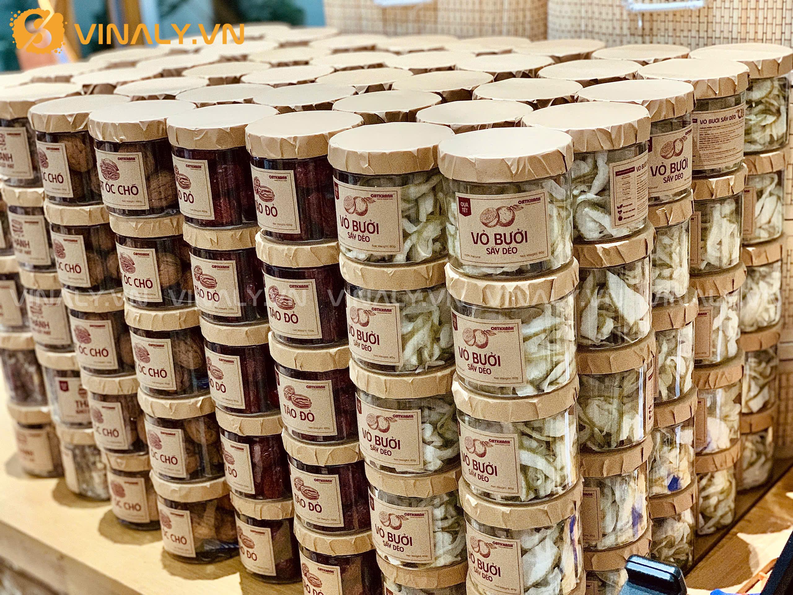 Hộp đựng quà Tết làm từ mây tre