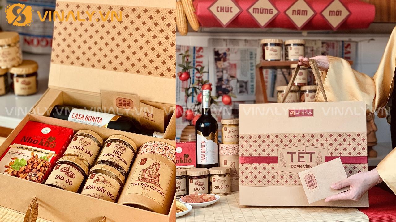 Set quà Tết Đoàn Viên với nhiều mức giá, phù hợp quà Tết doanh nghiệp và nhân viên