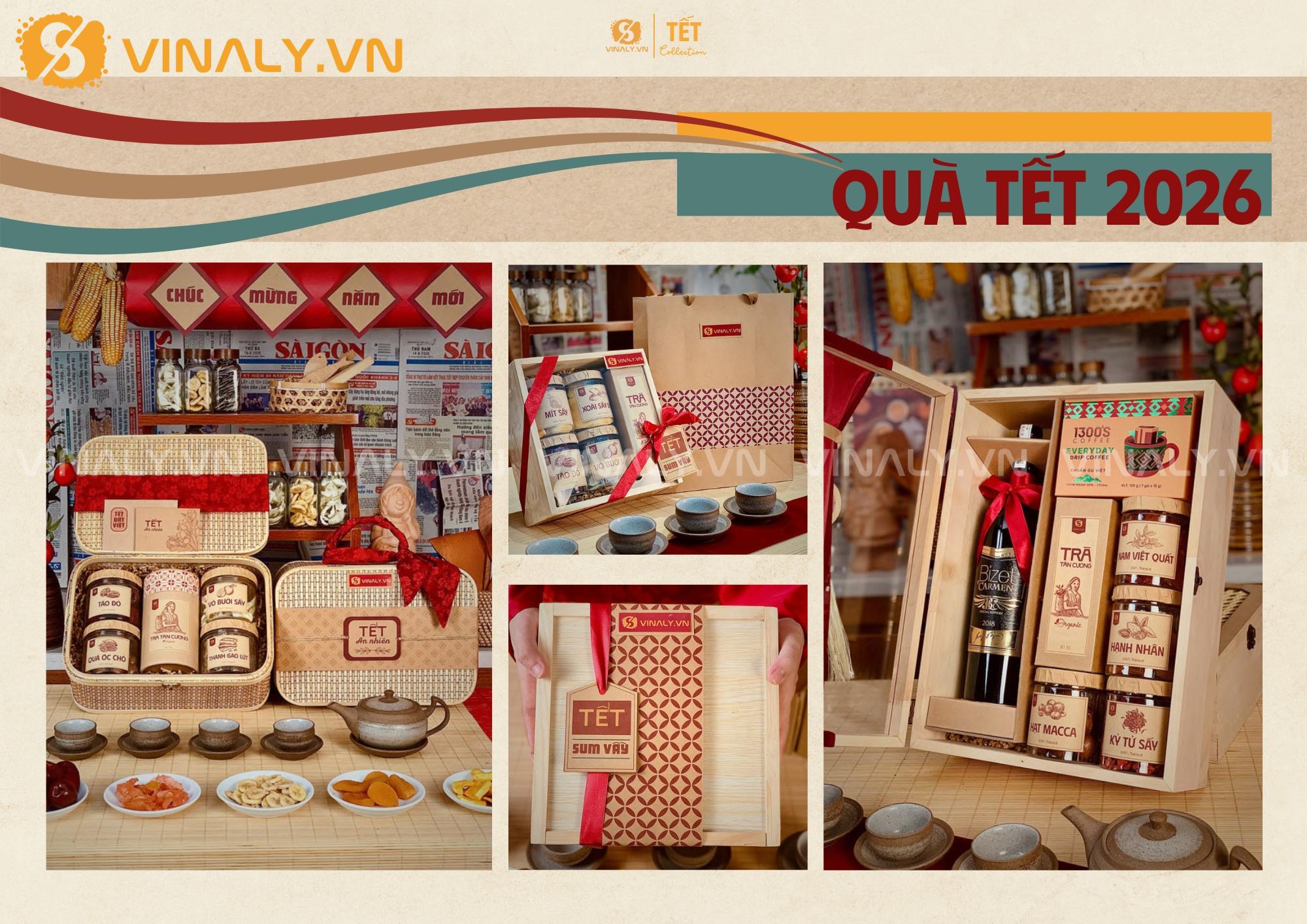 Bộ sưu tập Quà Tết 2026 tại Vinaly