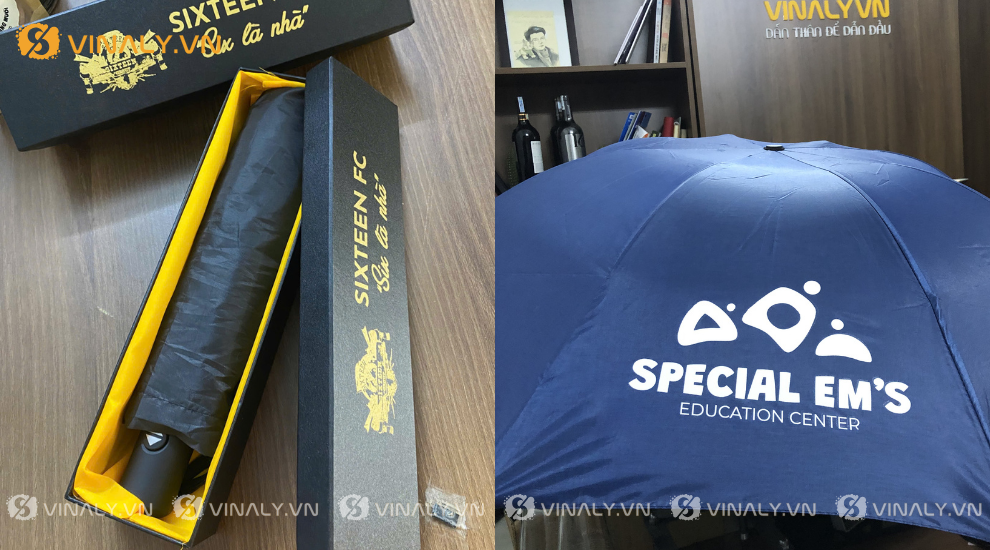 Ngày thành lập Đoàn là ngày nào? Quà tặng ý nghĩa ngày 26/3 đối với thanh niên Việt Nam 2 Dù in logo là món quà nhỏ gọn, giúp nhắc nhớ ngày thành lập Đoàn là ngày nào