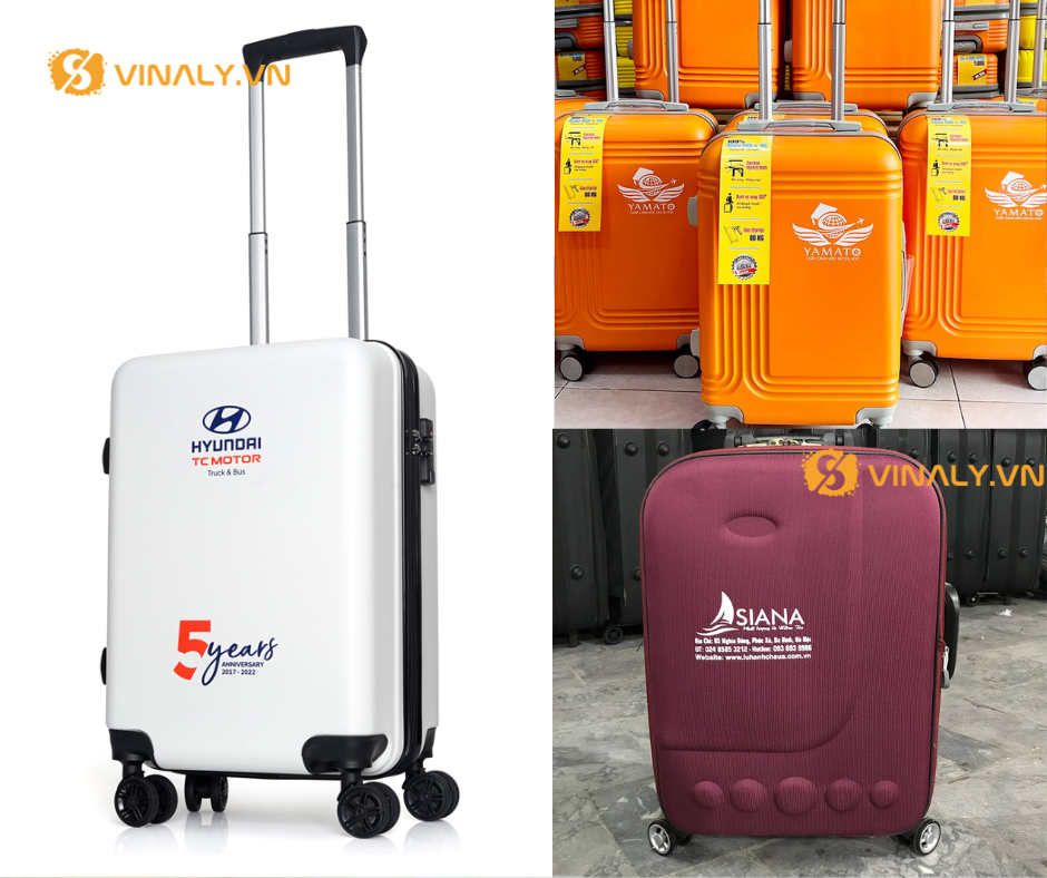 Đa dạng mẫu vali làm quà tặng cho công đoàn viên