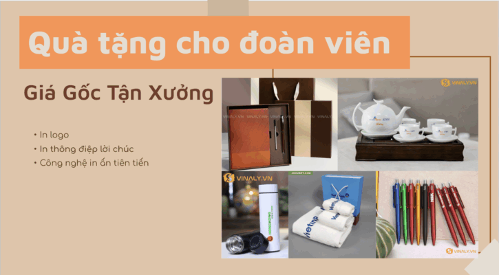 Quà tặng cho đoàn viên đặt ở đâu được giá gốc tận xưởng?