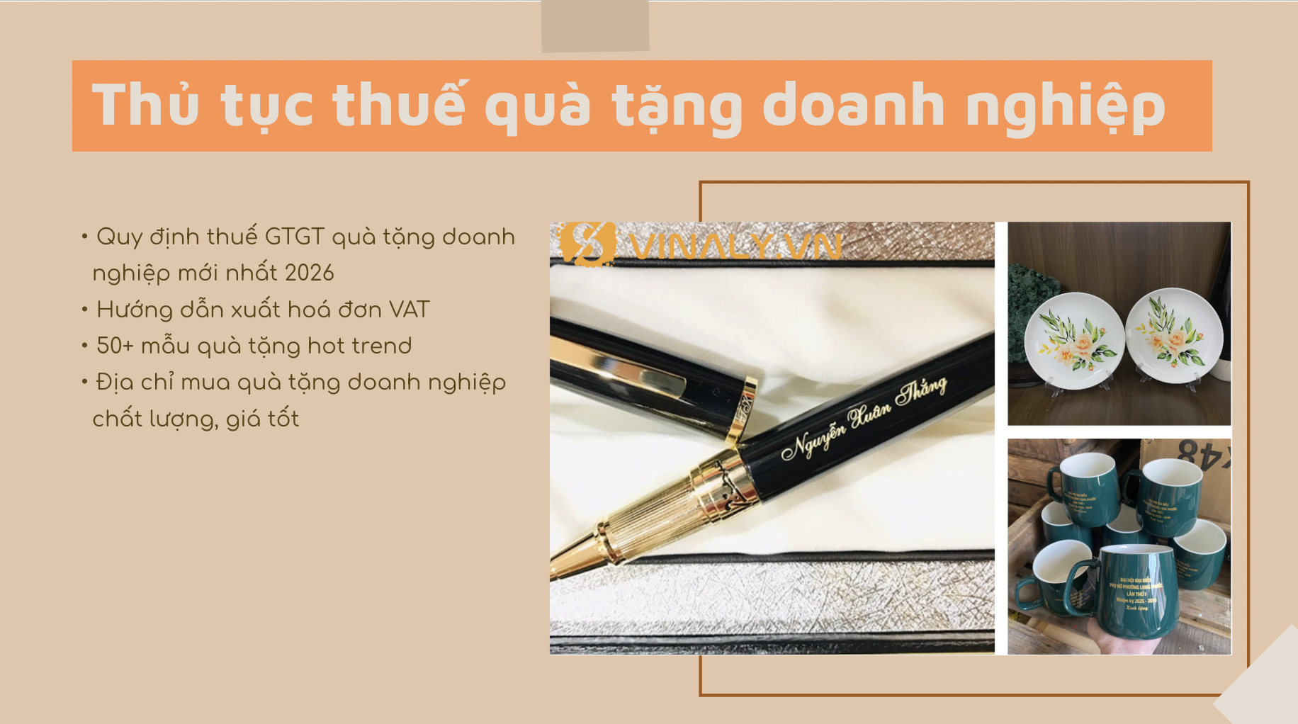 Hướng dẫn thủ tục thuế quà tặng doanh nghiệp từ A-Z