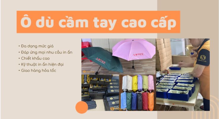 Mua ô dù cầm tay cao cấp ở đâu giá rẻ, chất lượng?