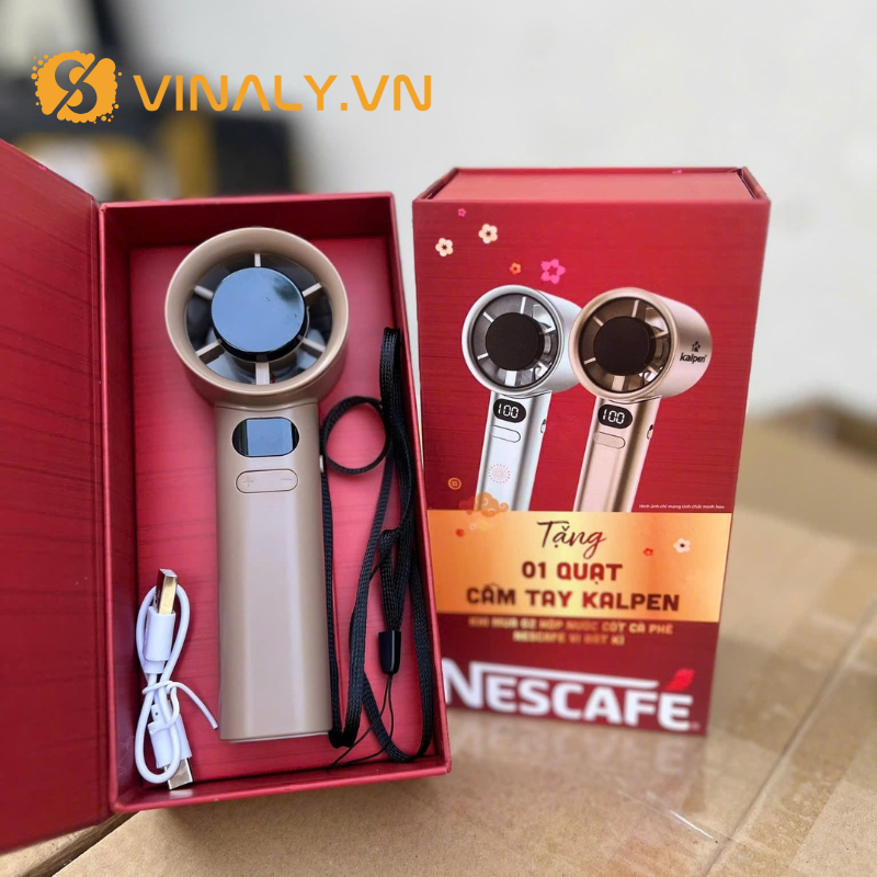 Quạt điện in logo quà tặng quảng cáo thiết thực từ công ty quà tặng doanh nghiệp