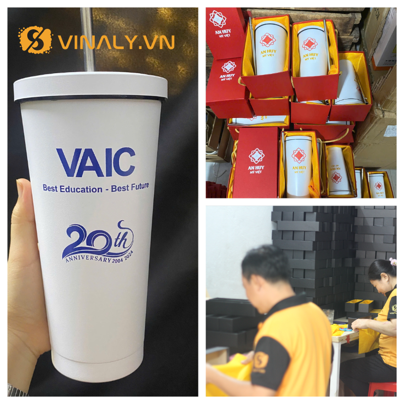 Công ty quà tặng Vinaly chuyên sản xuất và in logo số lượng lớn