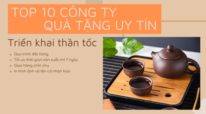 Top Công Ty Quà Tặng Doanh Nghiệp Uy Tín – Gợi Ý 10 Đơn Vị Chất Lượng