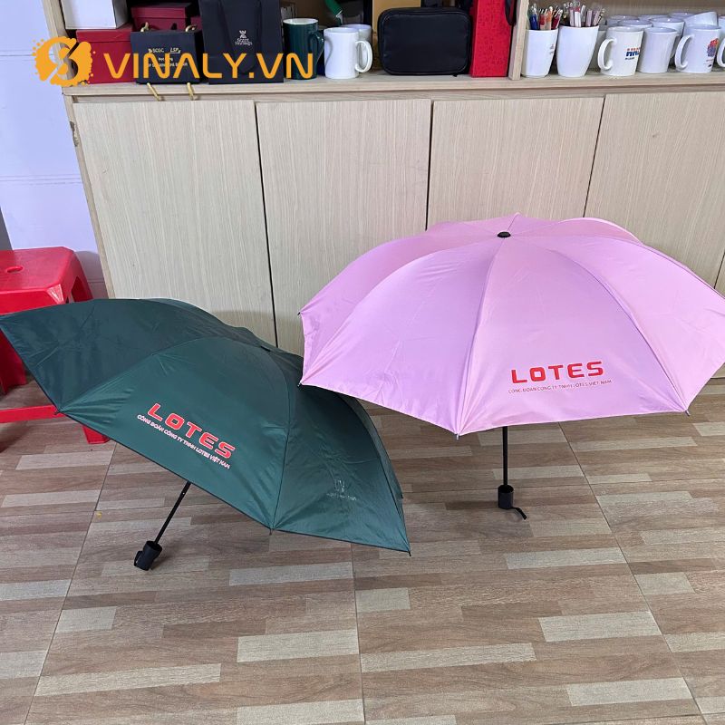 Ô dù cầm tay làm quà tặng quảng cáo