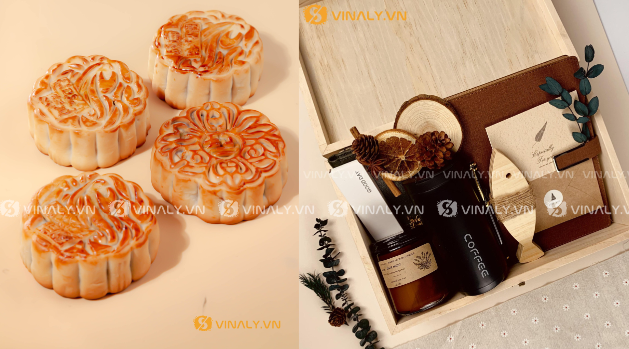 Tặng Quà Trung Thu Cho Doanh Nghiệp Như Thế Nào Để Không “Đụng Hàng”? Gợi Ý Quà Tặng Vừa Tinh Tế Vừa Ý Nghĩa 4 Các set quà trung thu doanh nghiệp thường kết hợp bánh Trung Thu