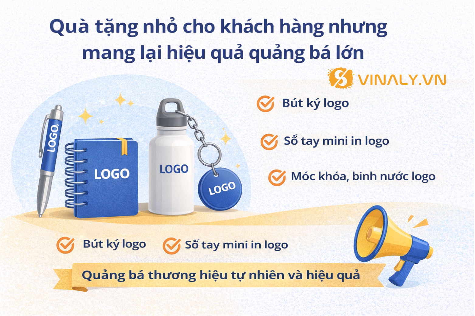 Quà tặng khách hàng giá rẻ nhưng mang lại hiệu quả quảng bá lớn