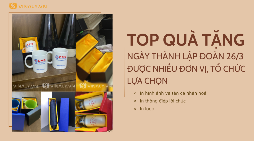 Top quà tặng ngày thành lập Đoàn 26/3 được nhiều đơn vị, tổ chức lựa chọn 1 ngày thành lập Đoàn 26/3 - Vinaly