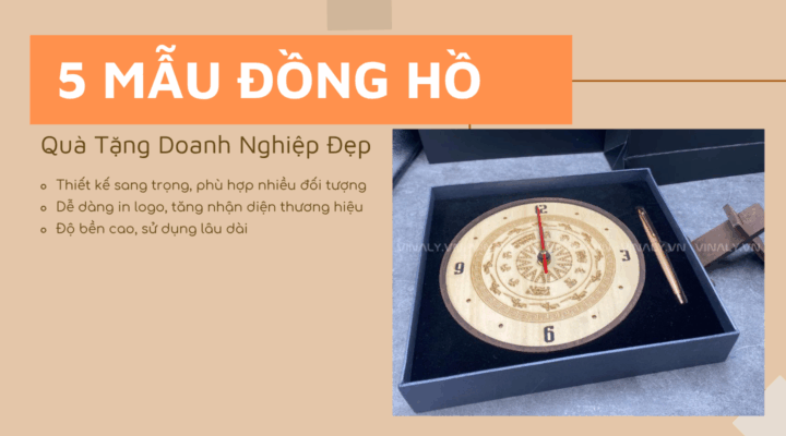 Đồng Hồ Quà Tặng Doanh Nghiệp - Vinaly