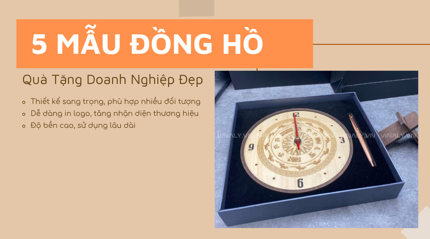 5 Mẫu Đồng Hồ Quà Tặng Doanh Nghiệp Đẹp Được Nhiều Công Ty Lựa Chọn 2026