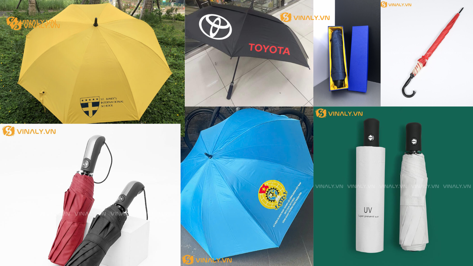 Giá dù cầm tay bị chi phối bởi nhiều yếu tố khác nhau