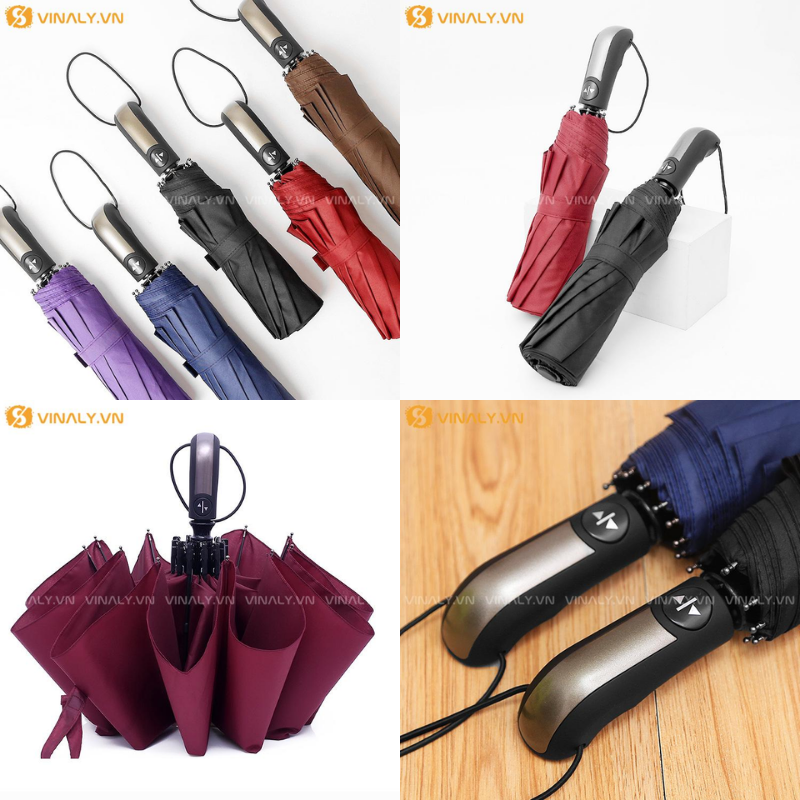 Dù tự động giúp gập và bật dù chỉ với một nút bấm