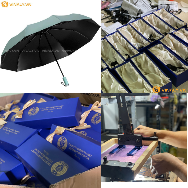 Nhiều đơn vị, cơ quan, doanh nghiệp chọn tặng dù cầm tay trong những sự kiện quan trọng